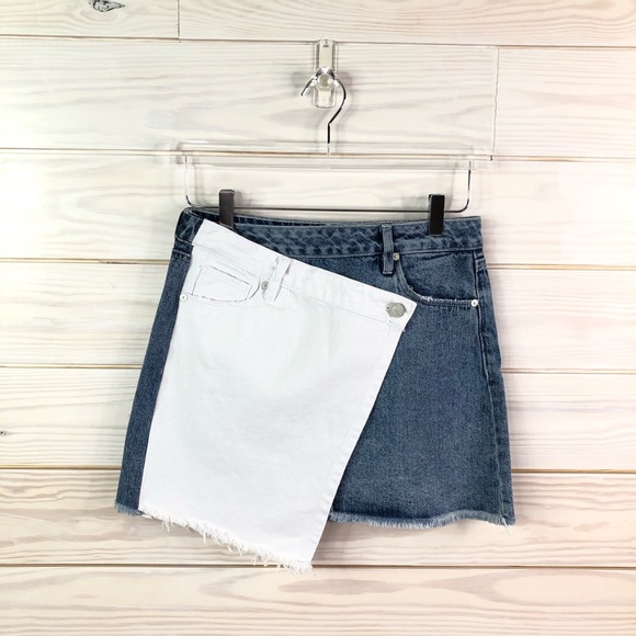 Blank NYC Side By Side Skirt Asymmetrical 26 New - Picture 3 of 8